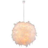 Hängeleuchte Katunga - Weiß, Basics, Kunststoff/Textil (60/130cm) - Globo