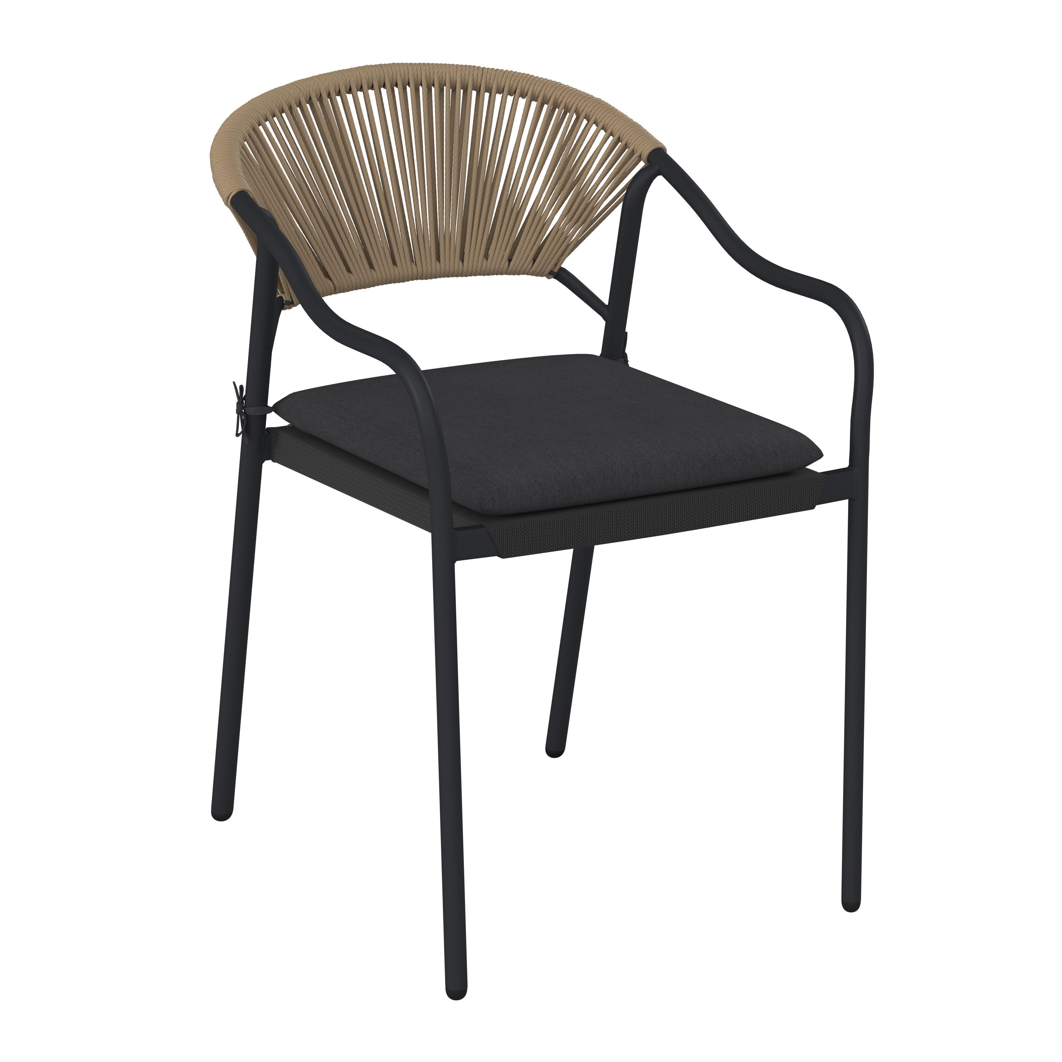 Gartensessel Lily Metall/kunststoff/textil