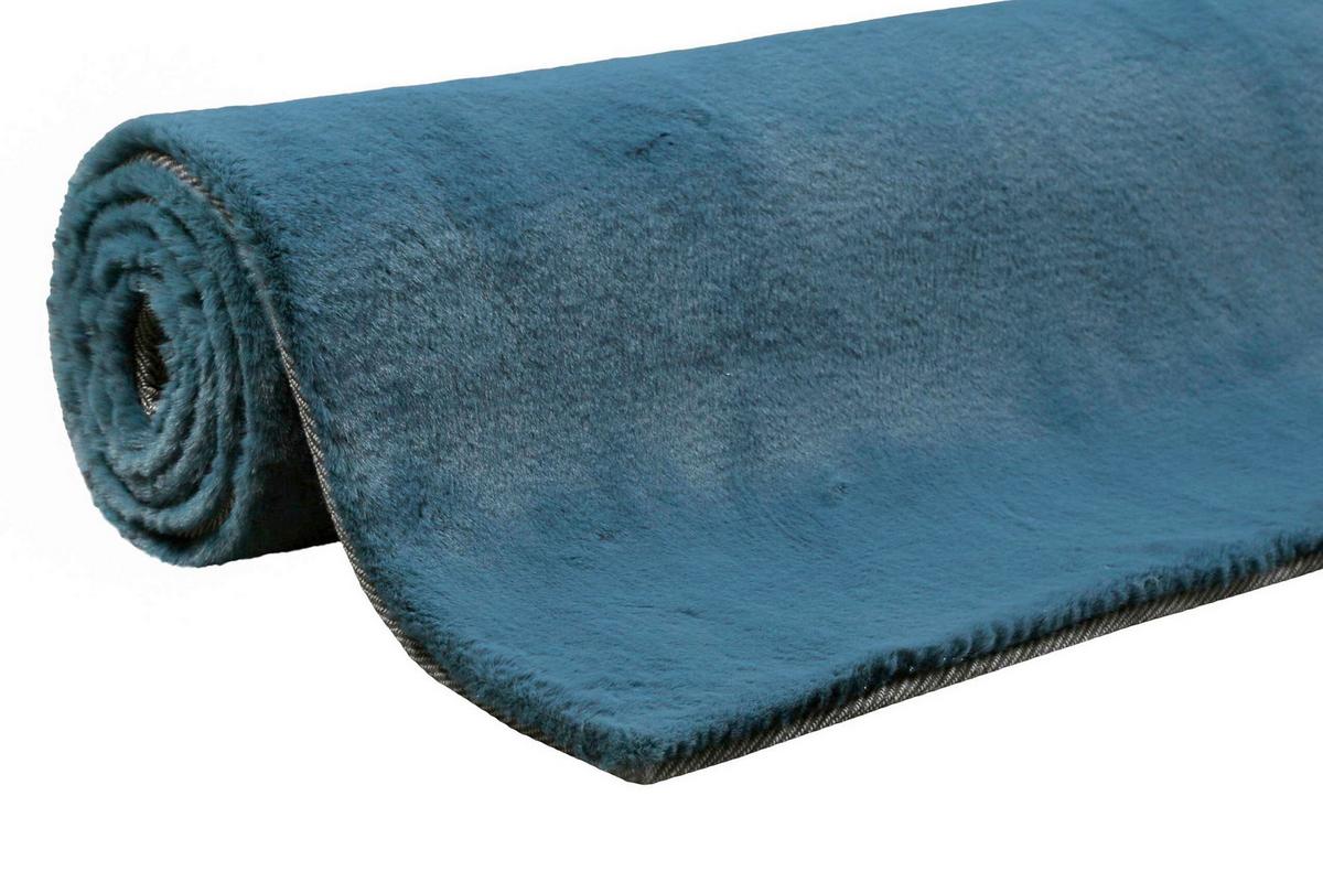 Hochflorteppich Petrol, BxL ca. 120x170 cm - Petrol, KONVENTIONELL, Textil (120/170cm) - Esprit