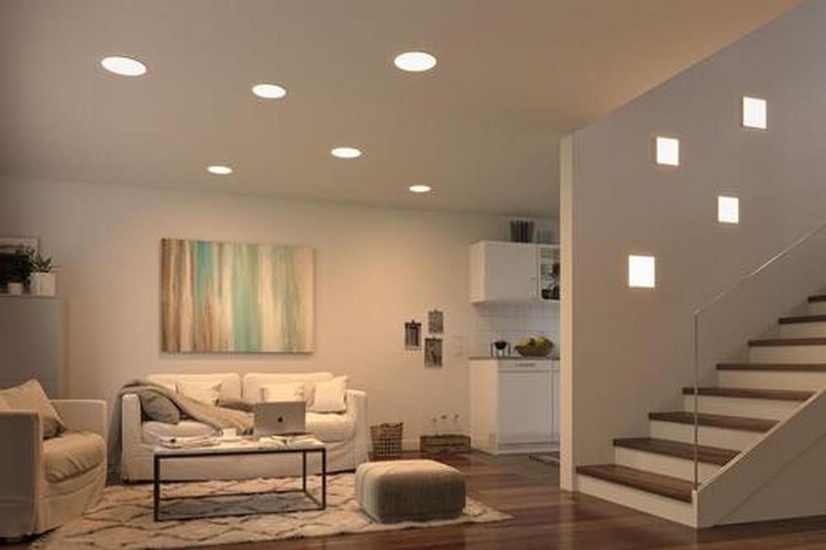 Led-paneel L: 21,5 Cm Mit Zigbee-Technologie - Weiß, Basics, Kunststoff (21,5/21,5cm) - Paulmann