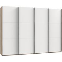Schwebetürenschrank B: 300 Cm Level, Weiß/eiche Dekor - Eichefarben/Weiß, MODERN, Holzwerkstoff (300/216,5/65cm) - MID.YOU