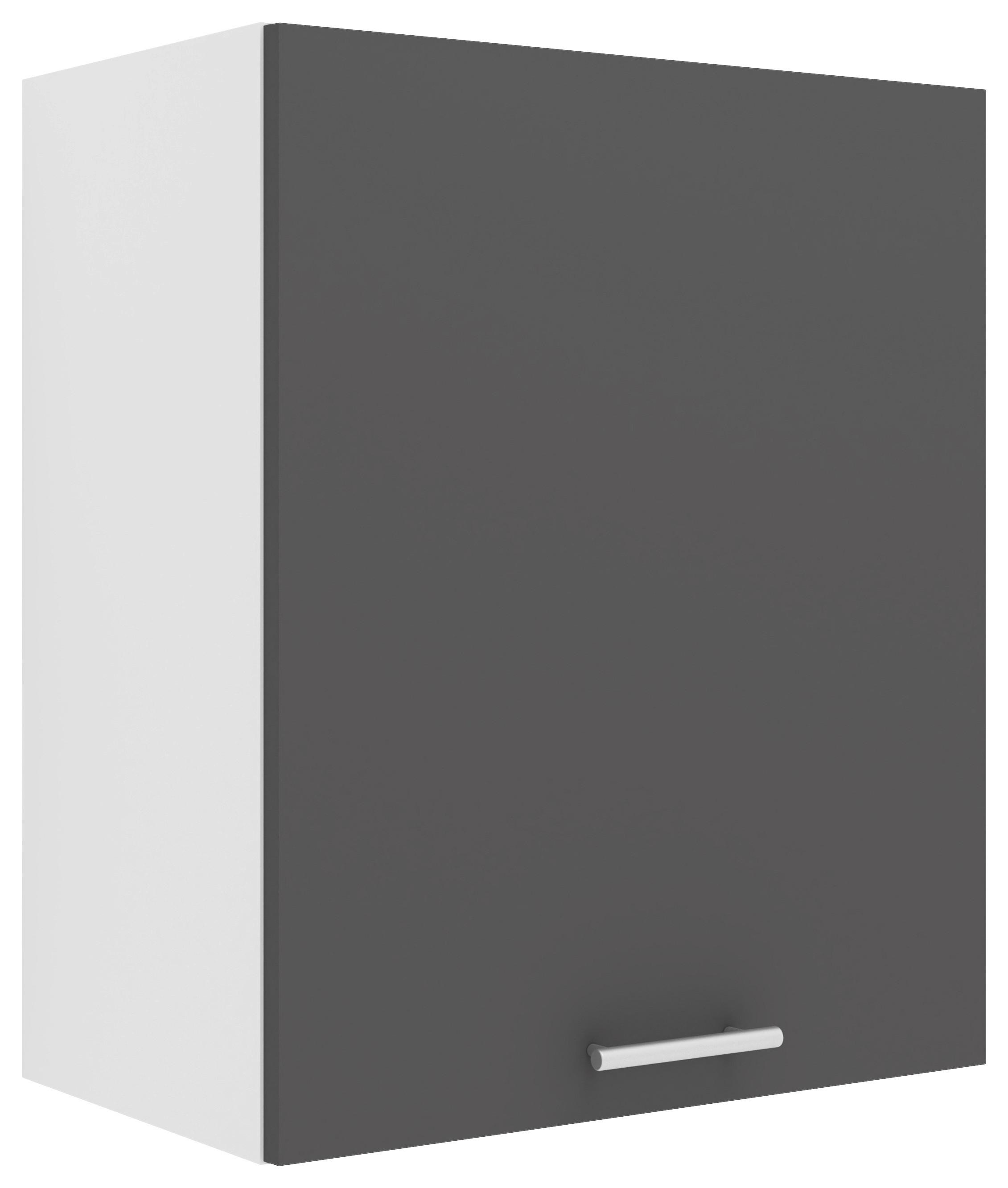Küchenoberschrank Esilo B: 50 cm Anthrazit/Weiß