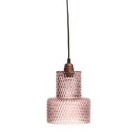 Hängeleuchte Mona H: 27 cm 1-Flammig - Violett, Trend, Glas (17/27/17cm) - Kayoom