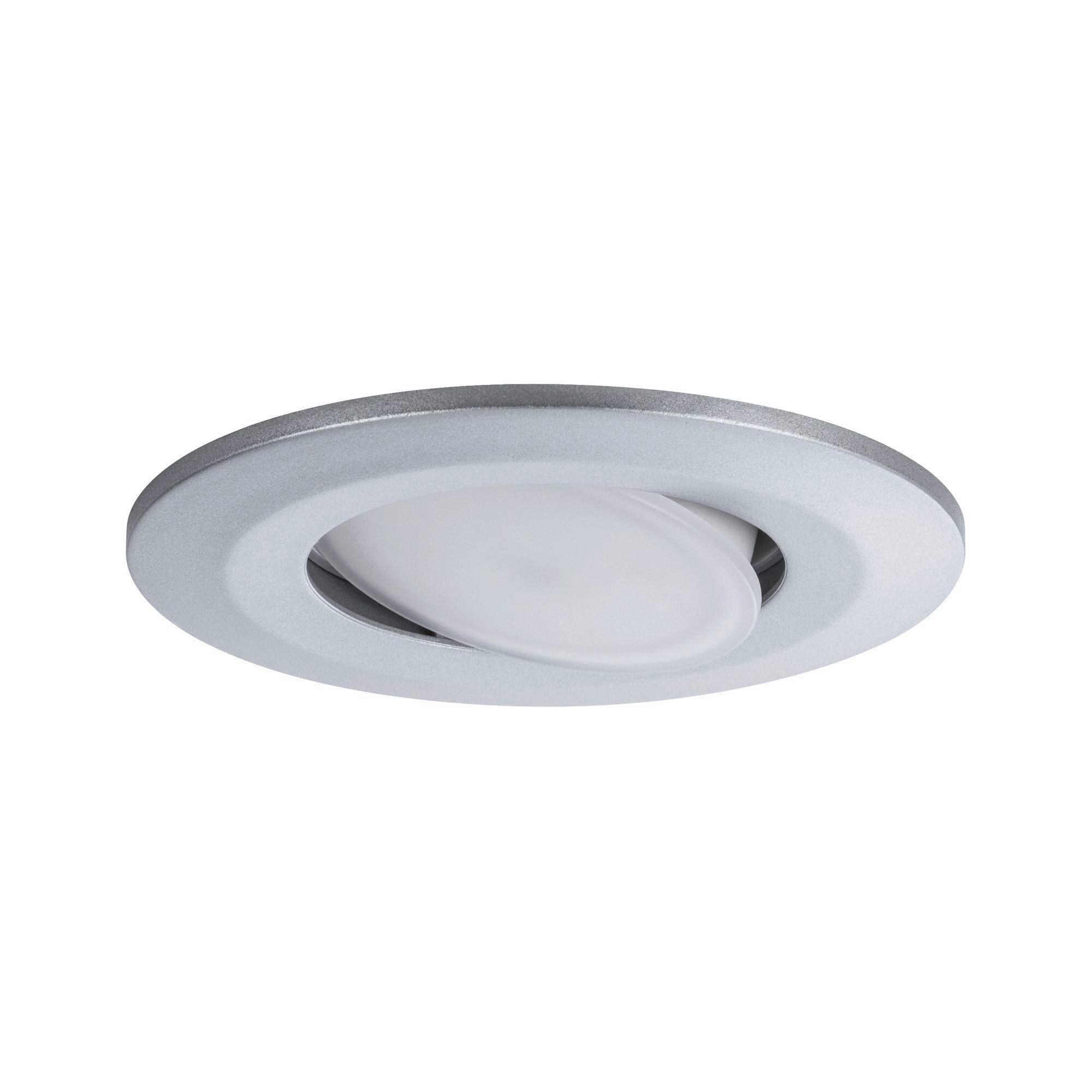 Led-deckenleuchte Calla Ø 9 Cm Schwenkbar Chromfarben Rund