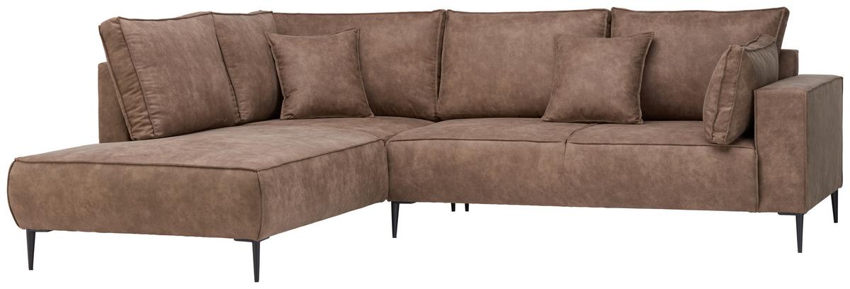 Sarokkanapé Kobe - barna, Design, textil (222/272cm) - Livetastic
