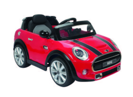 Kinderauto Ride On Mini Cooper 6v - Rot/Schwarz, MODERN, Kunststoff (110/62/51cm) Kinderauto Ride On Mini Cooper 6v - Rot/Schwarz, MODERN, Kunststoff (110/62/51cm)