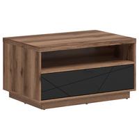 Couchtisch Forn Coffee Table - Eichefarben/Schwarz, Design, Holzwerkstoff/Kunststoff (90/60/48,5cm)