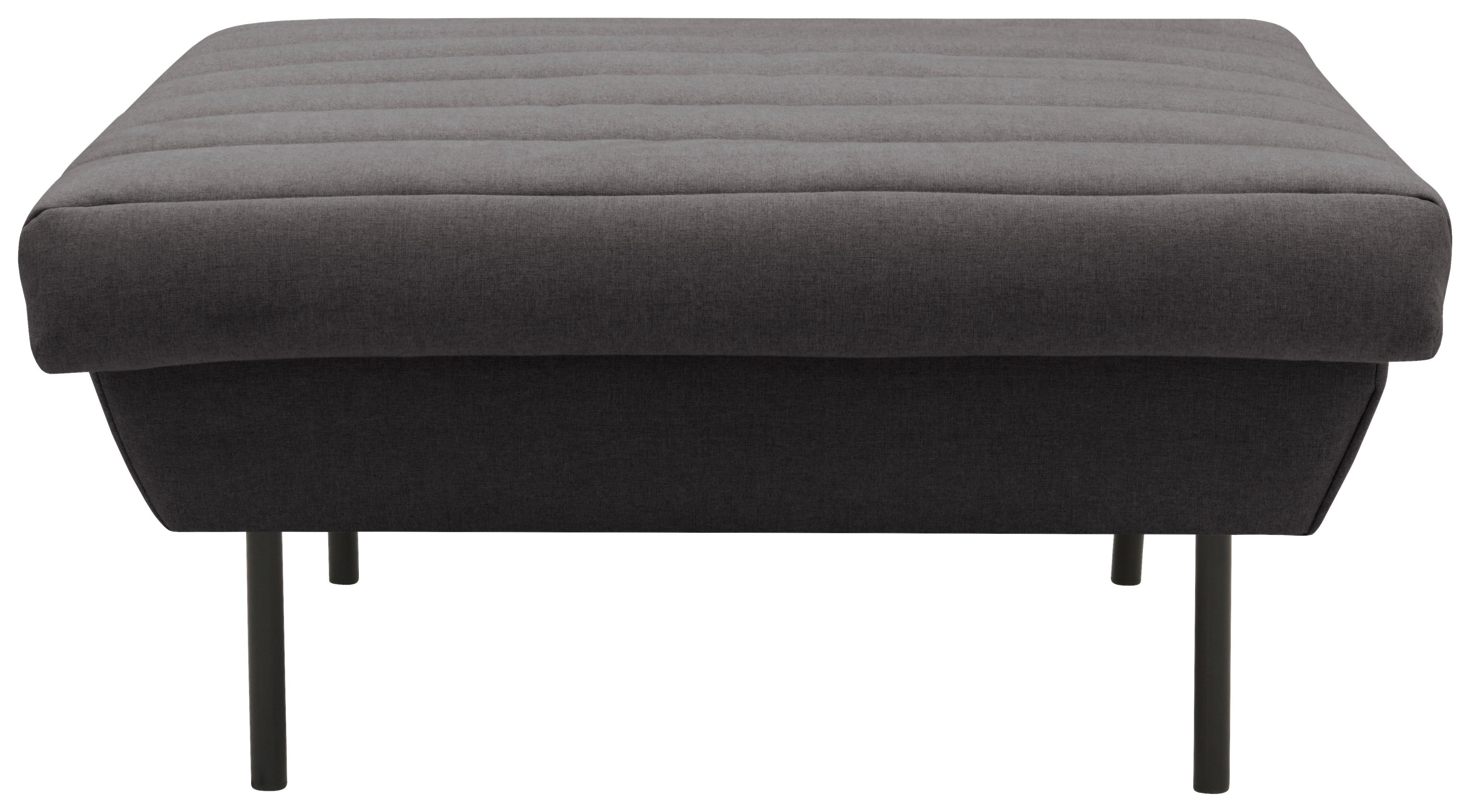 Hocker Looks Ix - Anthrazit/Schwarz, Design, Textil (90/45/105cm) - LOOKS by W.Joop