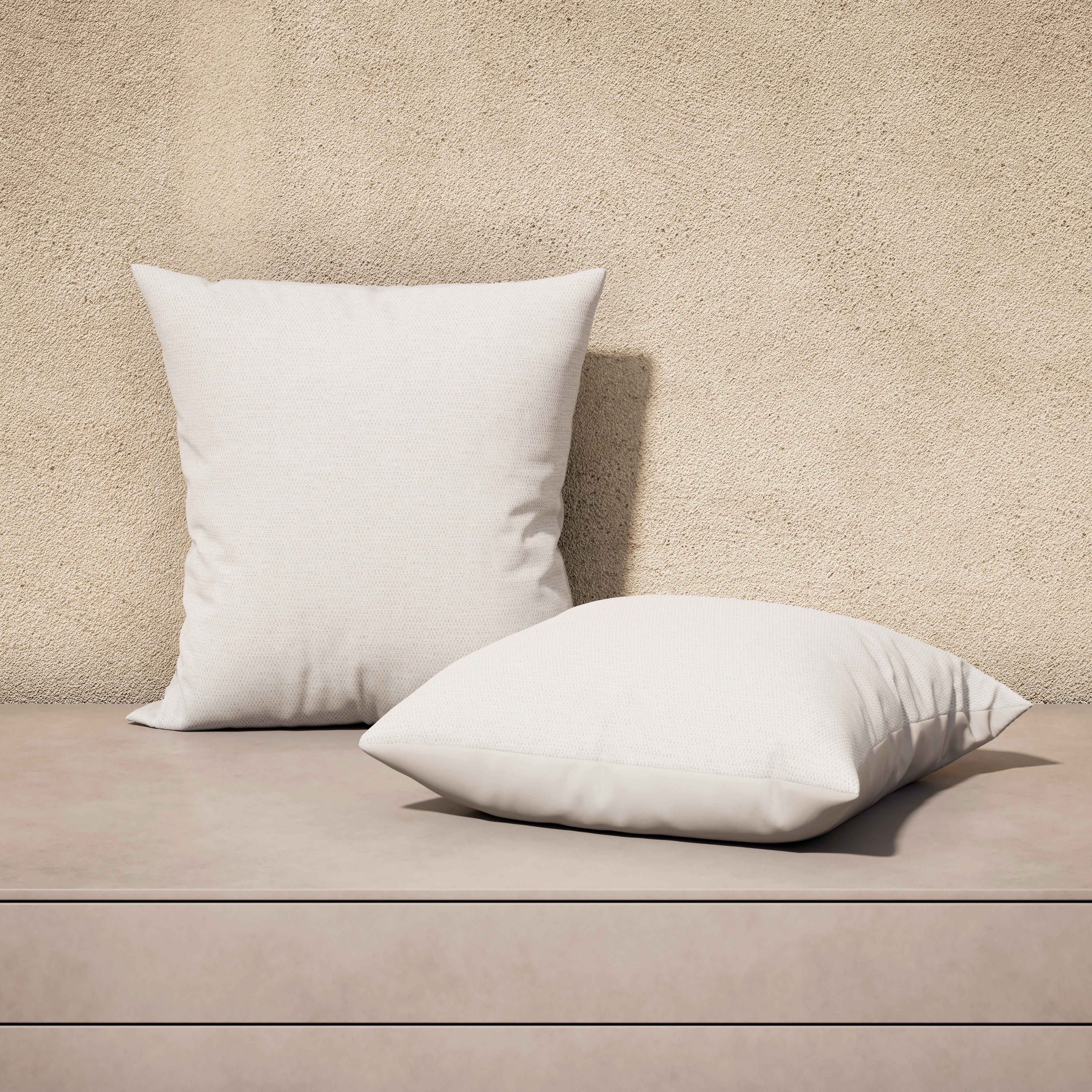 VENKOVNÍ POLŠTÁŘ DIVINA - krémová, Moderní, textil (45/4/45cm) - Bessagi Garden