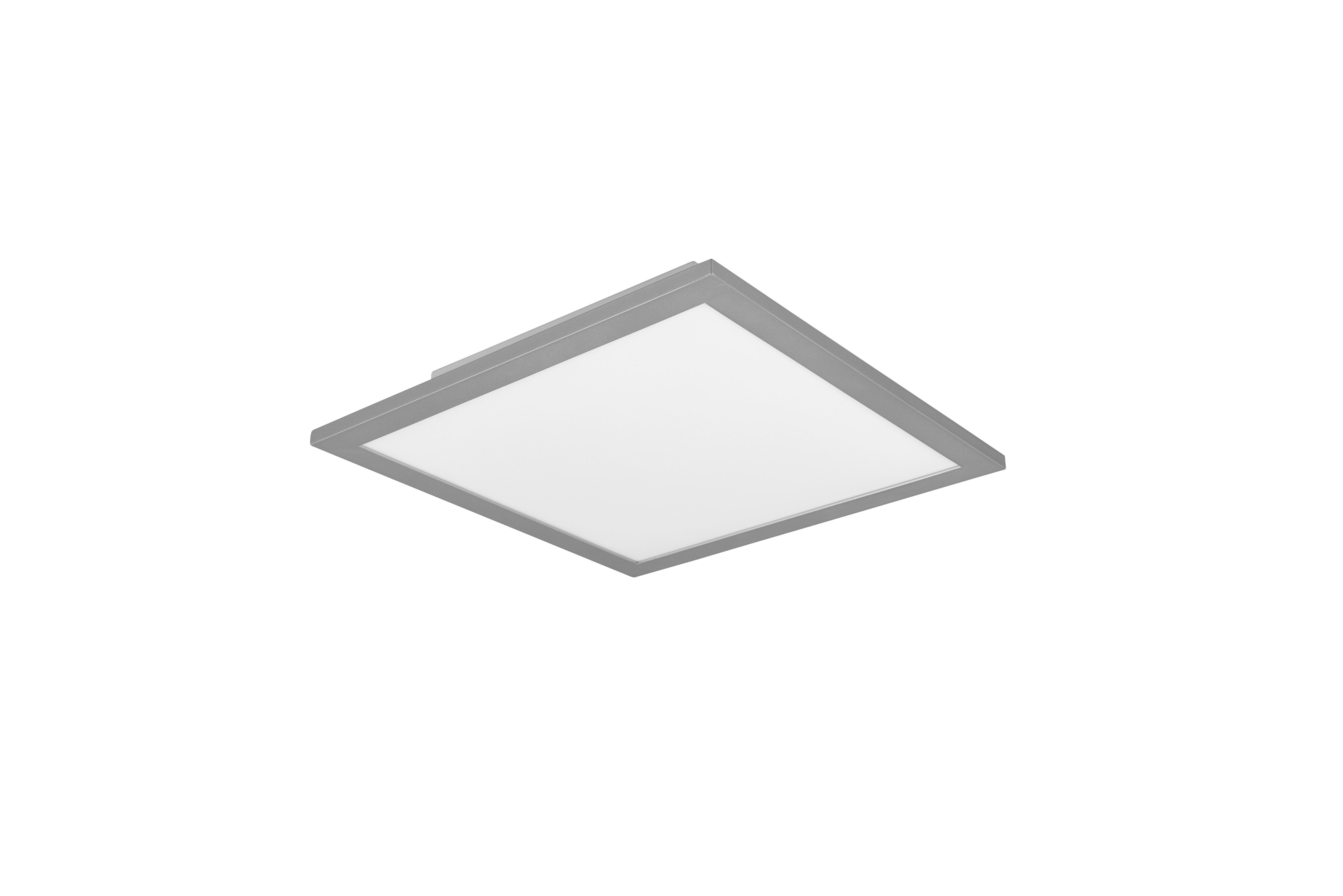 LED-Deckenleuchte Alpha L: 30 cm, Quadratisch - Titanfarben, Basics, Metall (30/30/5cm)
