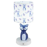 LED-Tischleuchte Foxy Blau Weiß D: 15 cm - Blau/Weiß, Trend, Keramik/Kunststoff (15/33,5cm) - Globo