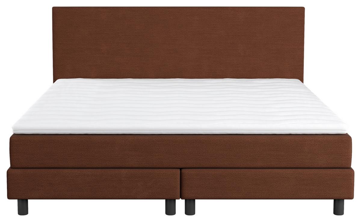 Box-ágy Andorra 160/200cm - barna, Modern, faalapú anyag/textil (160/200cm) - MID.YOU