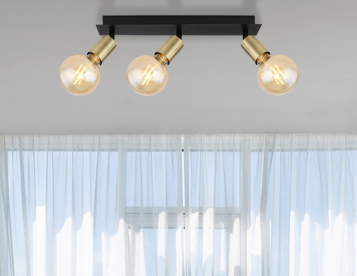 Strahler 54998-3b - Schwarz, Design, Metall (40/6/10,5cm) - Globo