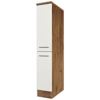 Apothekerschrank Avila B: 30 Cm Eichefarben/magnolie - Eichefarben/Magnolie, KONVENTIONELL, Holzwerkstoff (30/168,5/60cm) - FlexWell