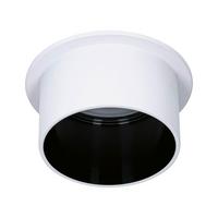 Deckenleuchte Ø 6,8 cm 1-Flammig, dimmbar - Schwarz/Weiß, Basics, Metall (6,8/4,5cm) - Paulmann