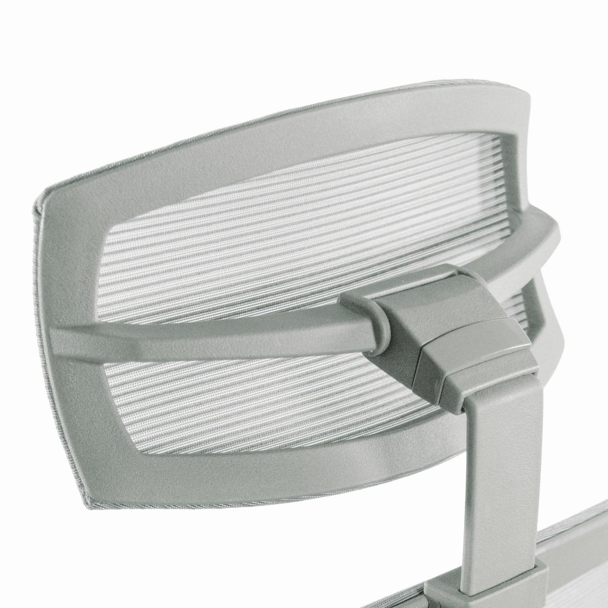 Kopfstütze Weiß B: 29 cm - Weiß, MODERN, Kunststoff/Textil (29/15-30/12cm) - MID.YOU