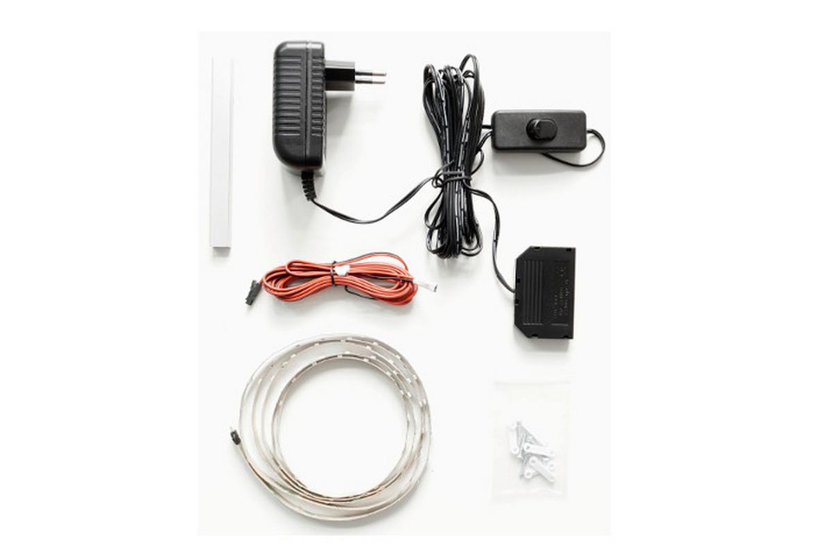 Einlegebodenbeleuchtung Sena 2er Set Led Dimmbar - Design, Kunststoff (100/1/1cm) - Livetastic