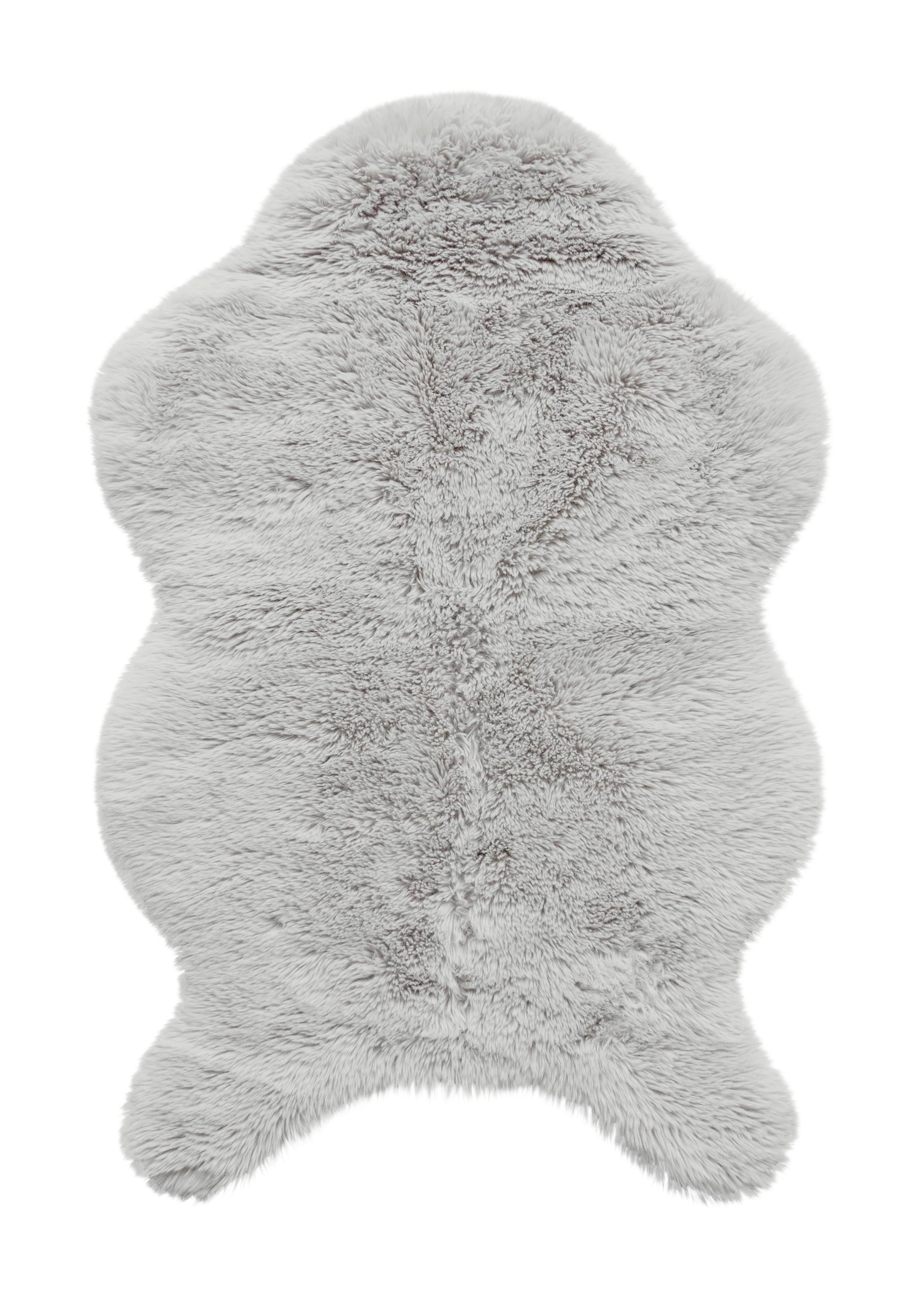 Kunstfell, Silber, Flor: 35mm Arktos - Silberfarben/Hellgrau, ROMANTIK / LANDHAUS, Textil (60/90cm) - James Wood