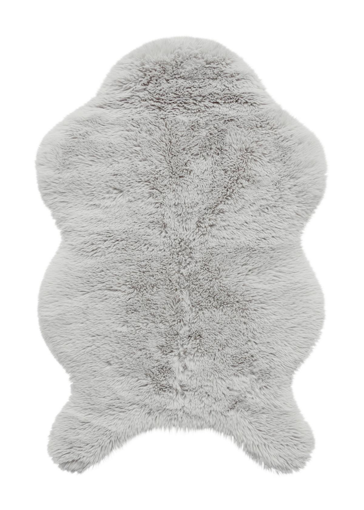 Kunstfell, Silber, Flor: 35mm Arktos - Silberfarben/Hellgrau, ROMANTIK / LANDHAUS, Textil (60/90cm) - James Wood