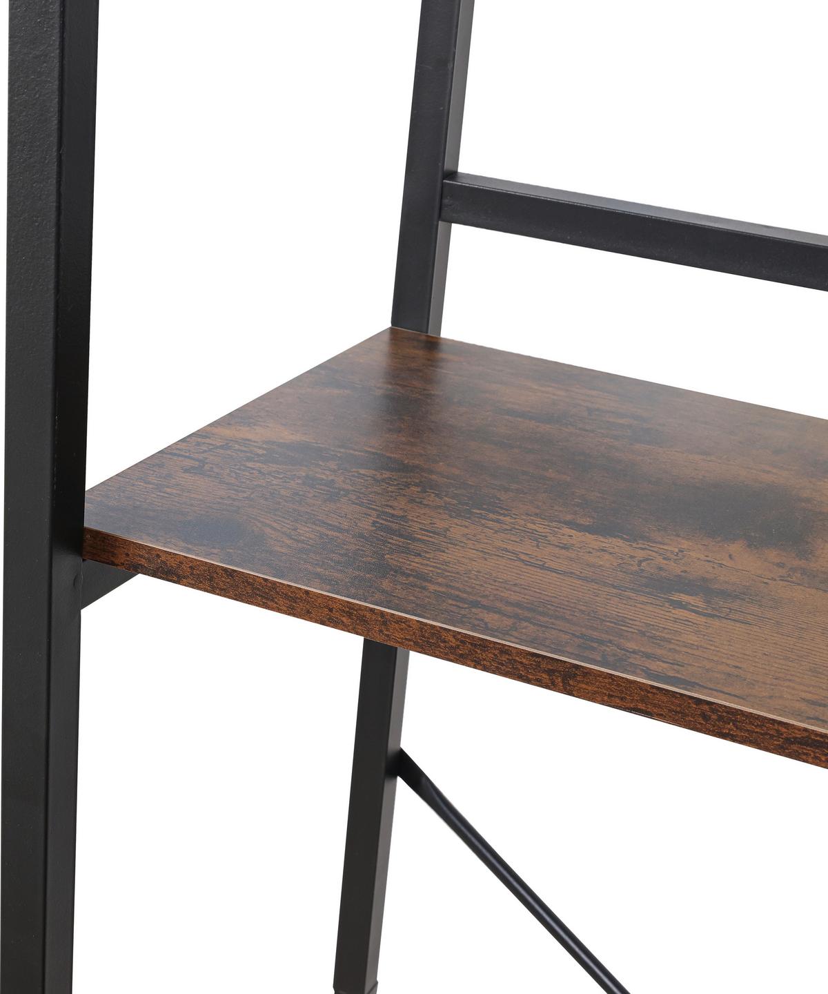 Waschmaschinenregal Respekta - Schwarz/Braun, Trend, Holzwerkstoff/Metall (168/70/35cm) - Homezone