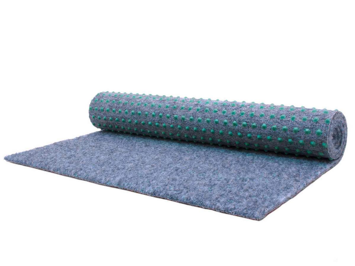 Rasenteppich Georgia Graublau - Graublau, Basics, Textil (200/100cm)