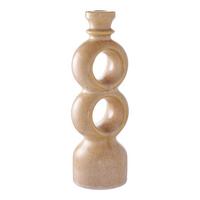Kerzenhalter Beige/Brown Candle 9,5x30,5x10,7 cm - Beige, Basics, Keramik (9,5/30,5/10,7cm)
