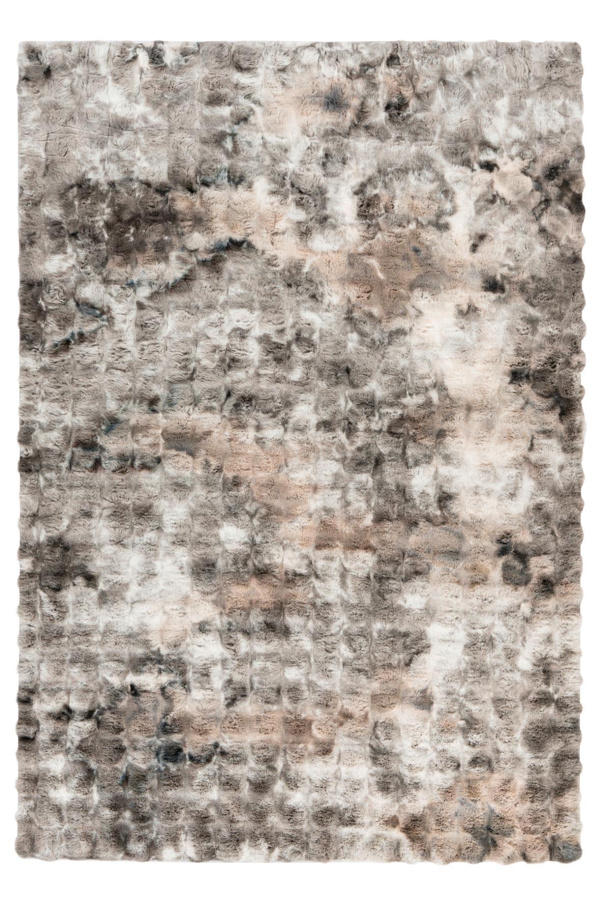 Fellteppich My Camouflage - Grau, KONVENTIONELL, Textil (120/170cm) - Obsession