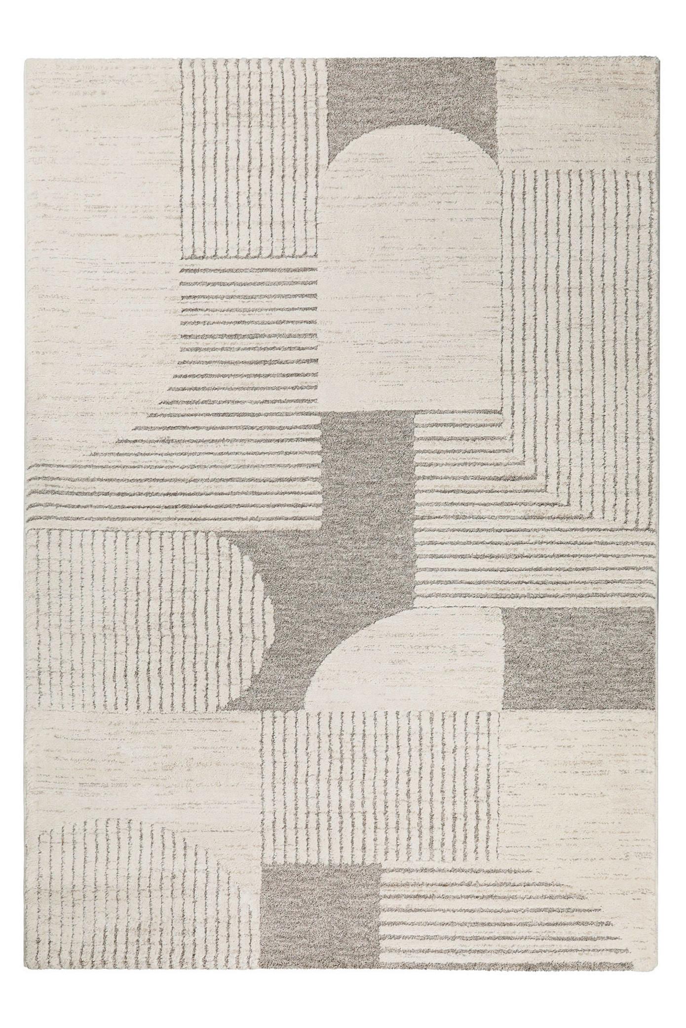 Webteppich Mats Olsson Creme, Beige 160x230 Cm - Beige/Creme, Design, Textil (160/230cm) - WECON HOME