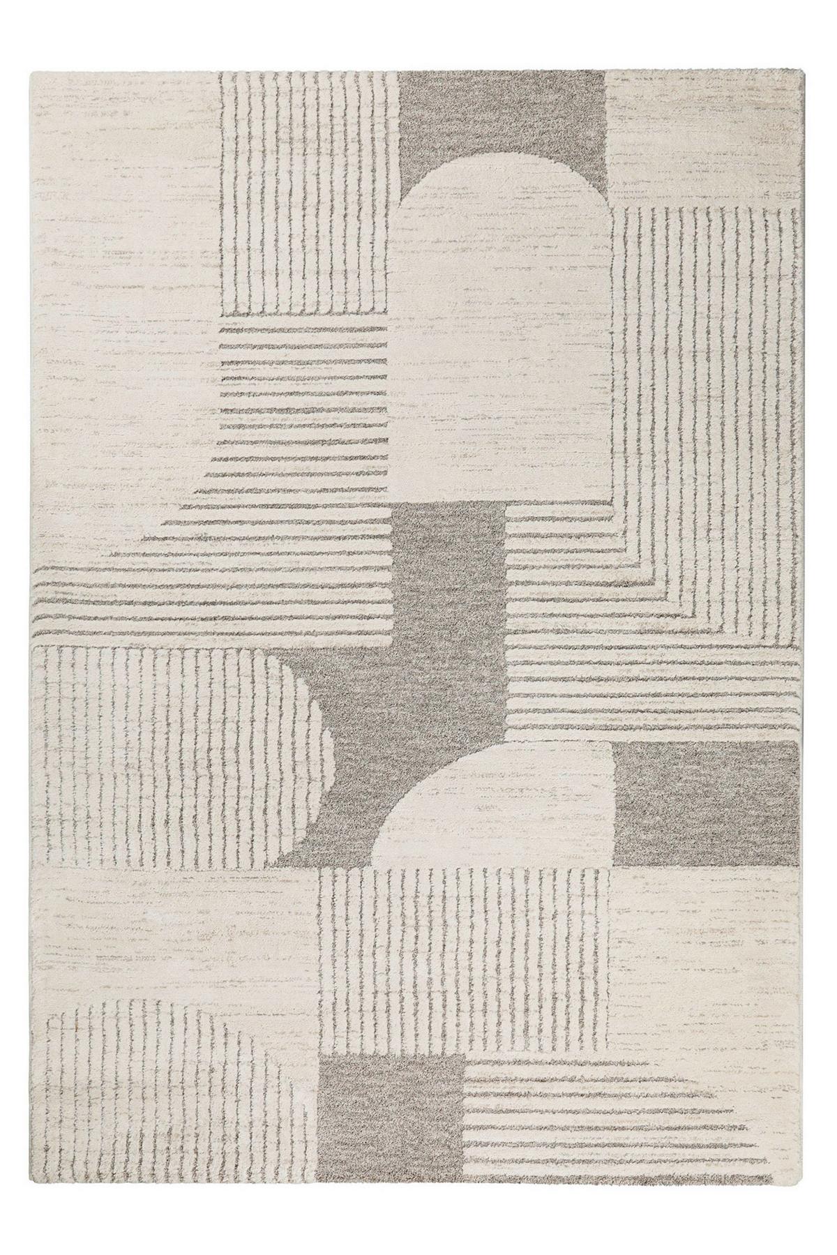 Webteppich Mats Olsson Creme, Beige 160x230 Cm - Beige/Creme, Design, Textil (160/230cm) - WECON HOME