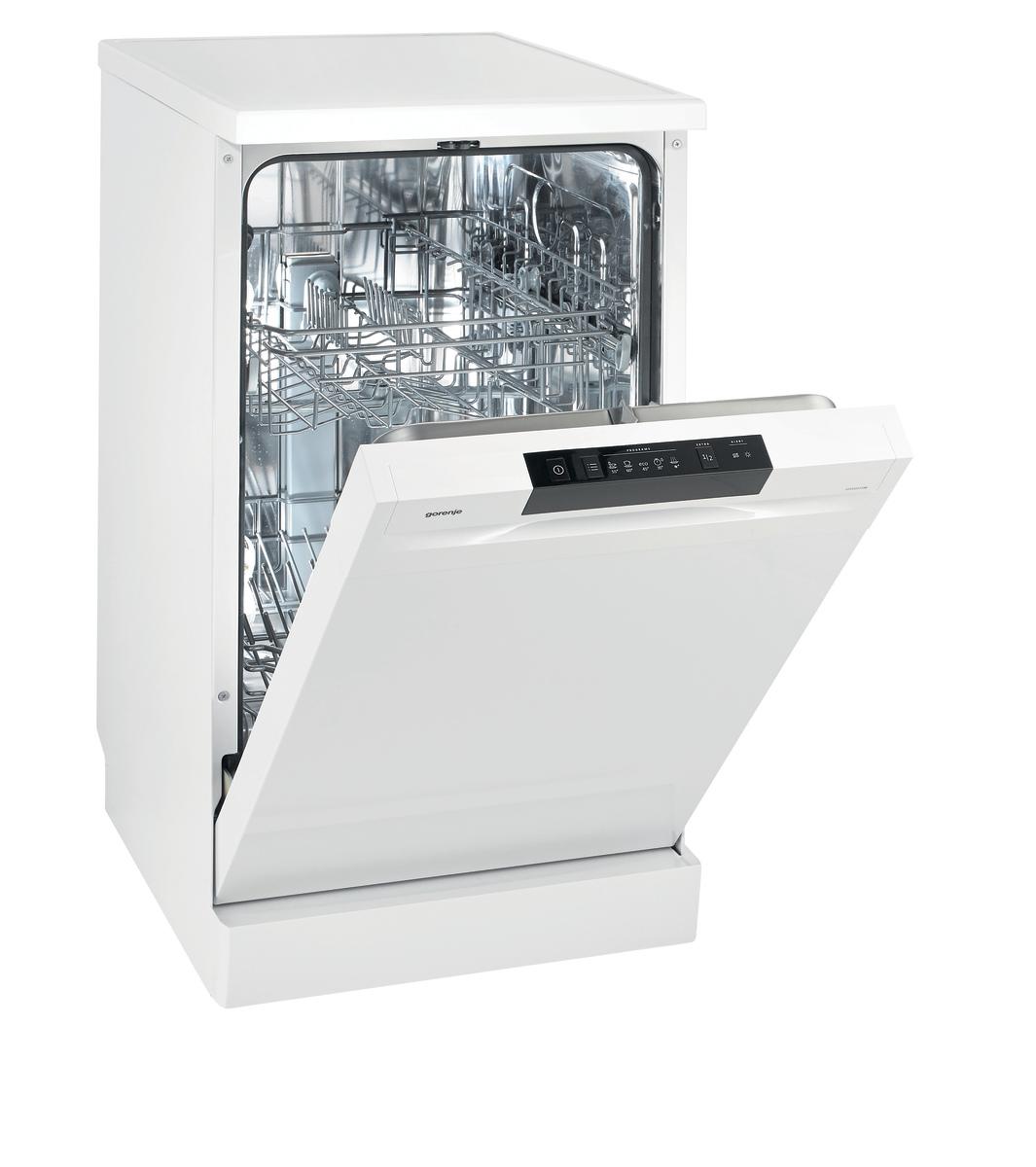 Geschirrspüler Gs520e15w B: 44 Cm Freistehend Weiß - Weiß, Basics, Kunststoff/Metall (44/84/60cm) - Gorenje