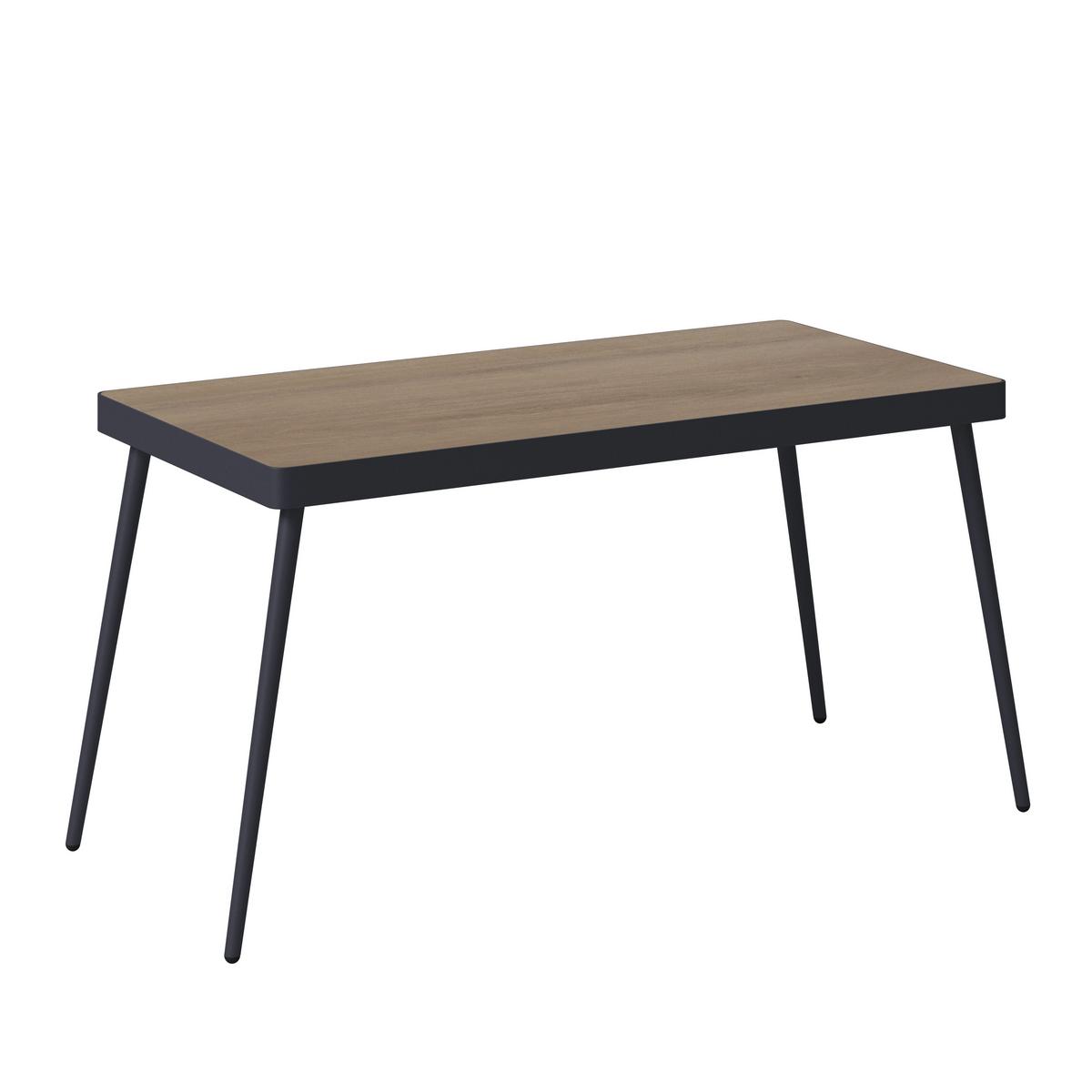 Loungegarnitur 3-Tlg Brügge Metall/Kunststoff mit Kissen - Dunkelgrau/Naturfarben, MODERN, Kunststoff/Textil (226/226cm) - Beldano