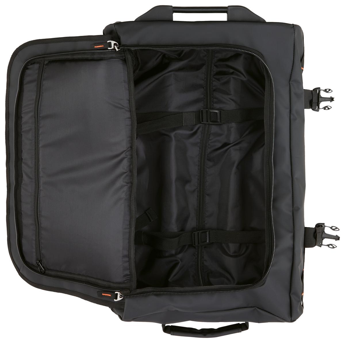 Reisekoffer Manchester 50l Aus Hochwertigem Tarp-Stoff - Schwarz, Basics, Kunststoff/Textil (38/55/23cm)