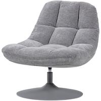 Sessel Elvi Hellgrau B: 73cm - Hellgrau/Grau, Design, Textil (73/81/84cm) - Livetastic