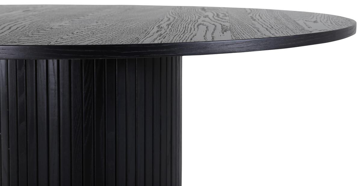 Esstisch Bianca - Schwarz, Design, Holzwerkstoff (110/110/75cm) - Livetastic