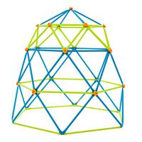 Klettergerüst Klettergerüst_geodome - Hellblau, KONVENTIONELL, Kunststoff (238/223cm)