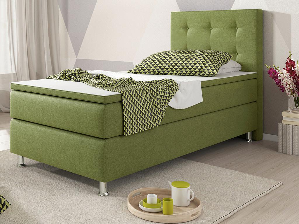 Boxspringbett KÖLN in trendigem Grün