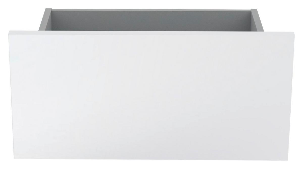 ZÁSUVKA UNIT-ELEMENTS - biela s vysokým leskom, Modern, kompozitné drevo (45,3/21,9/36,6cm) - Ondega