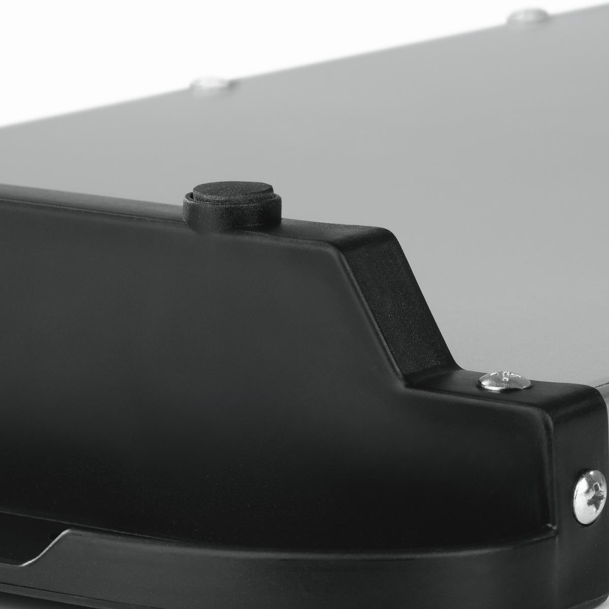 CHAFING-DISH 200W, 220-240V, 3 Behälter - Silberfarben/Schwarz, Basics, Kunststoff/Metall (54,6/14,7/27,8cm) - GOURMETMAXX