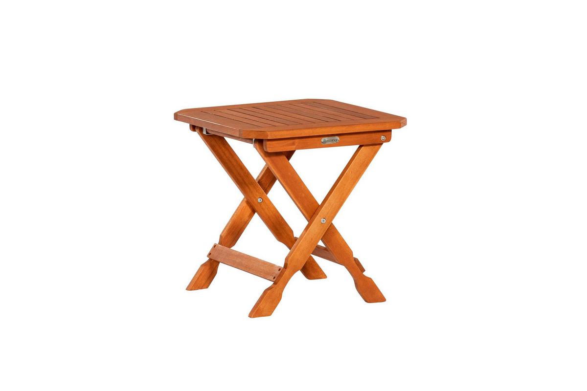 Gartenliege Cabana Holz Klappbar mit Auflage - Eukalyptusholzfarben/Beige, KONVENTIONELL, Holz/Textil - Gardenson