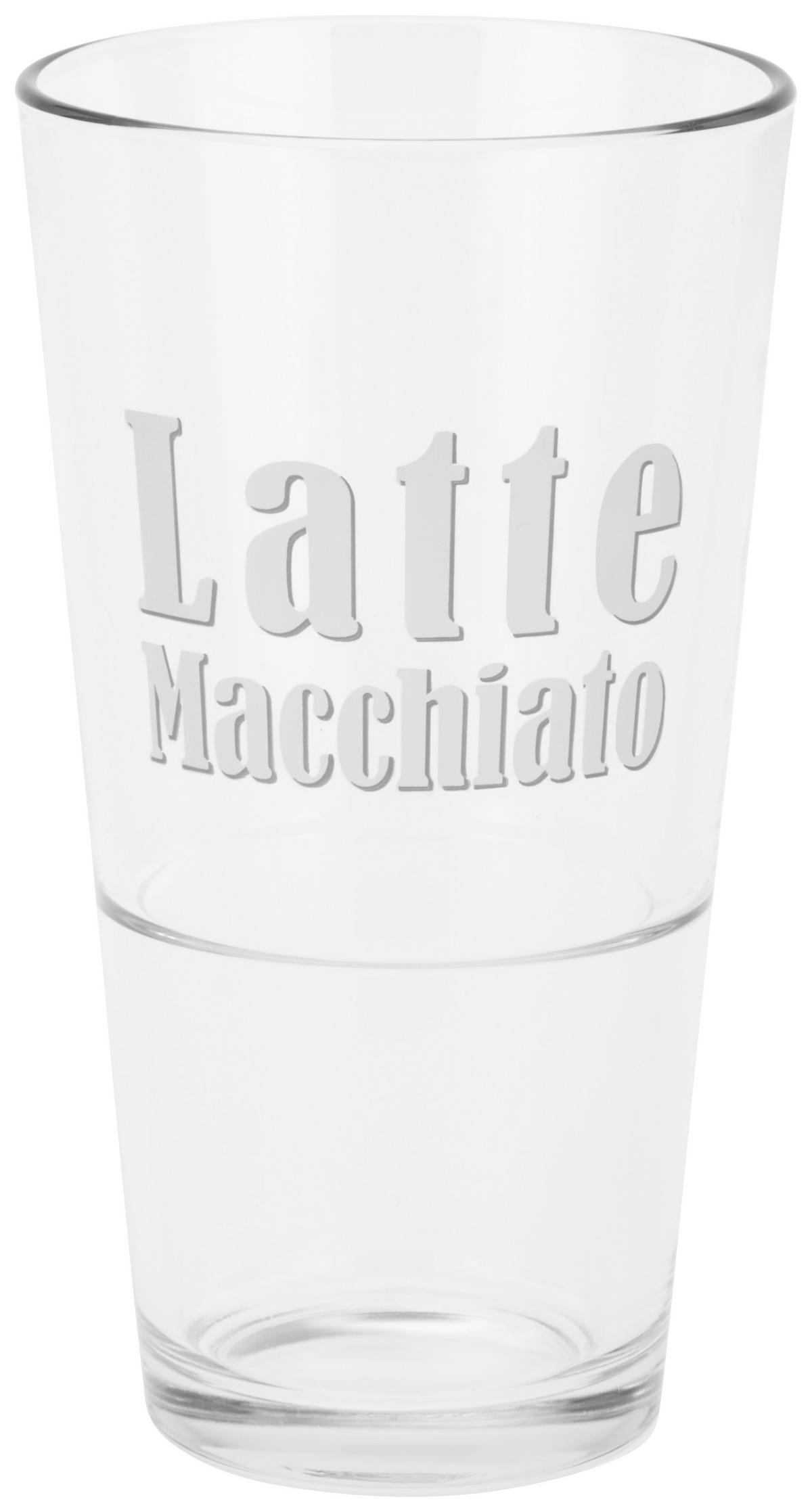 Latte Macchiatoglas Hitzebeständig Harald 365 ml - Klar, MODERN, Glas (7,9/14,3cm) - Luca Bessoni