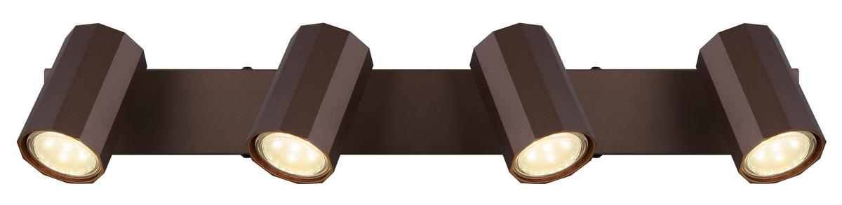 Strahler 57919-4 - Bronzefarben, KONVENTIONELL, Metall (53/6/14,5cm) - Globo