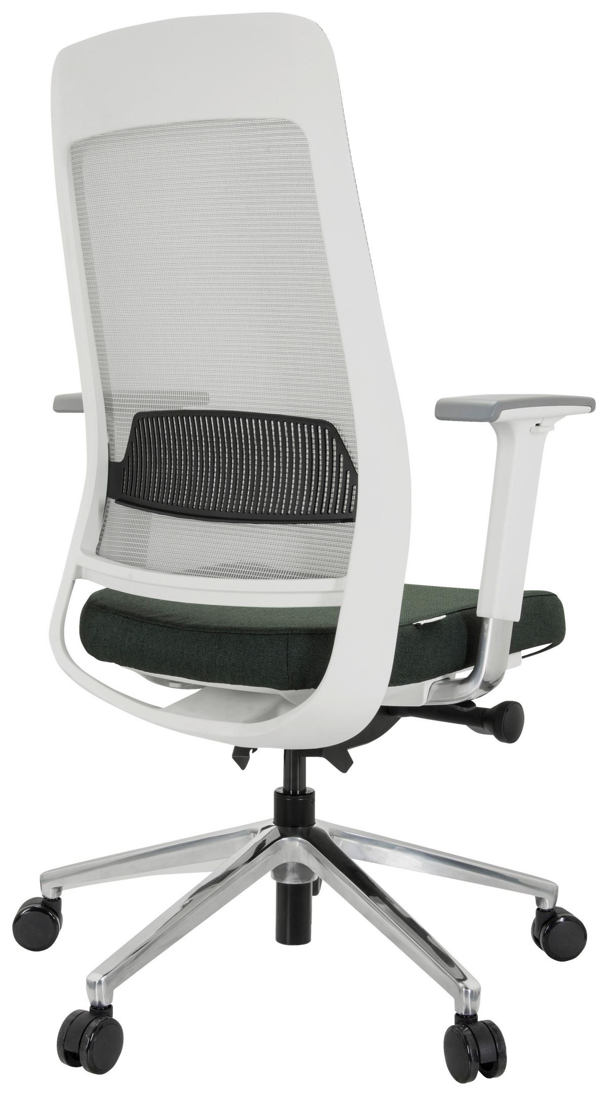 Bürostuhl Chiaro T2 Mit Wippfunktion Schwarz/Weiß - Schwarz/Weiß, MODERN, Kunststoff/Textil (67/118/63cm) - MID.YOU