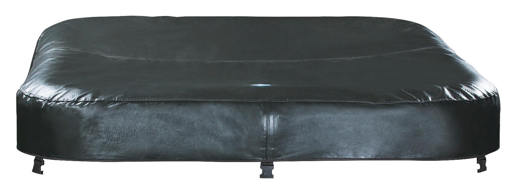 Whirlpool-Abdeckhilfe Spa-Abdeckung - Schwarz, Basics, Kunststoff (158/158cm)