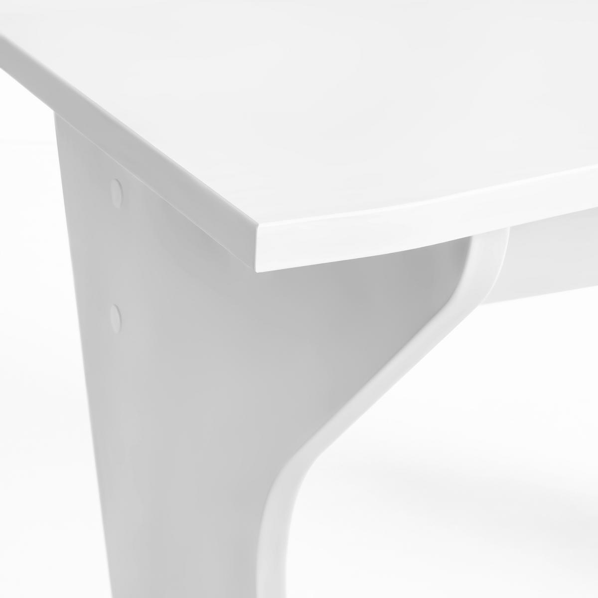 Písací stôl UTAPAU - biela, Modern, kompozitné drevo (140/76,2/65cm) - Mömax