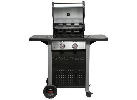 Gasgrill Toledo 200 - Silberfarben/Schwarz, MODERN, Metall (106,6/108/48,4cm) Gasgrill Toledo 200 - Silberfarben/Schwarz, MODERN, Metall (106,6/108/48,4cm)