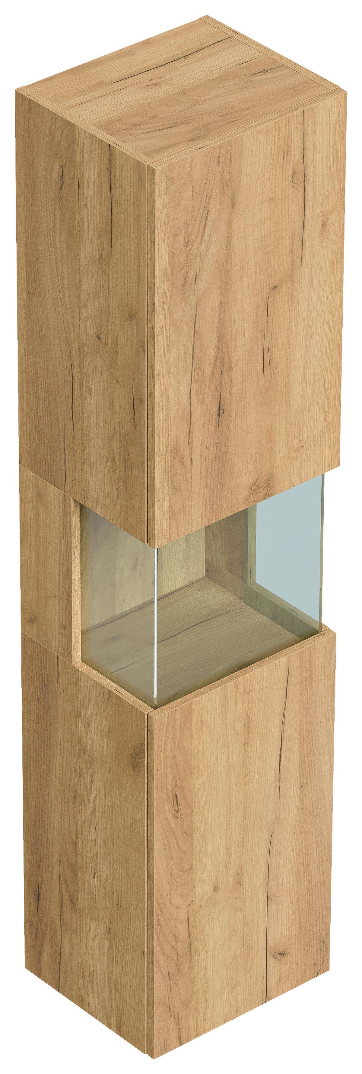 BADEZIMMER Limes, Eichefarben B: 70 cm - Eichefarben/Weiß, Basics, Keramik/Holzwerkstoff (70cm) - MID.YOU