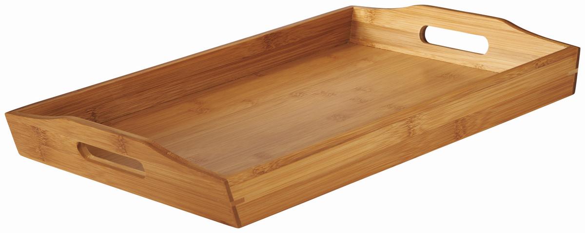 Podnos SERVING TRAY - hnedá, Konventionell, prírodné materiály (43.7/5.5/29.5cm)