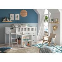 SPIELBETT Scott Weiß 90x200cm - Weiß, MODERN, Holz/Holzwerkstoff (90/200cm) - Vipack