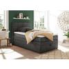 Boxspringbett mit Topper & Bettkasten 120x200 Tacoma 3 - Anthrazit, KONVENTIONELL (120/200cm) - MID.YOU