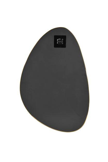 NÁSTENNÉ ZRKADLO IDA - zlatá, Modern, kov/sklo (40/60cm) - Mömax
